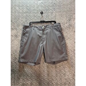 Bonobos Golf Shorts Mens 38 Waist 8 Inch Inseam Flat Front Performance Gray